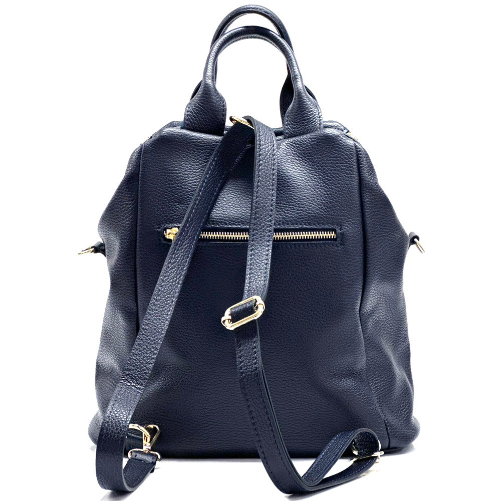 Unisex Rucksack mit echtem Rindsleder