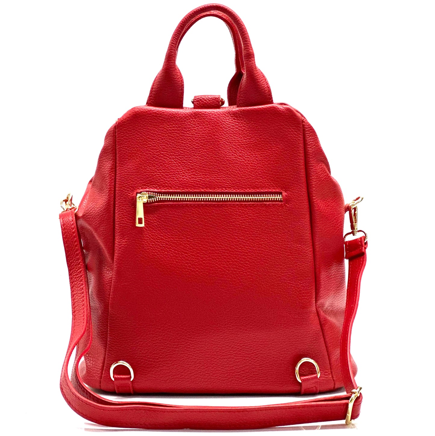 Unisex Rucksack mit echtem Rindsleder