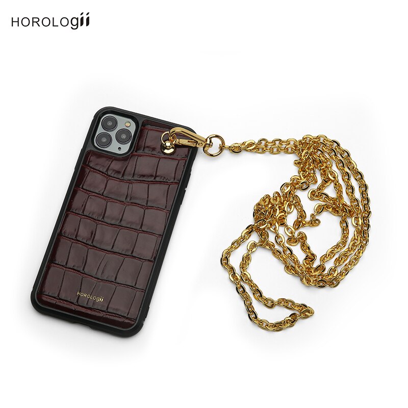 Coque iPhone Croque avec Chaîne - Personnalisable