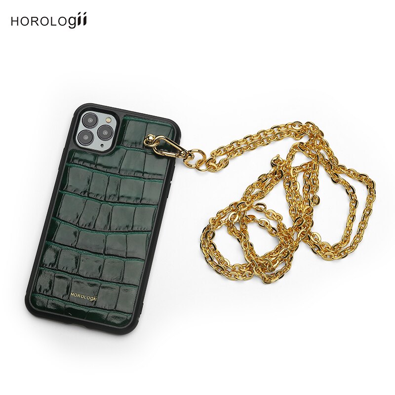 Coque iPhone Croque avec Chaîne - Personnalisable