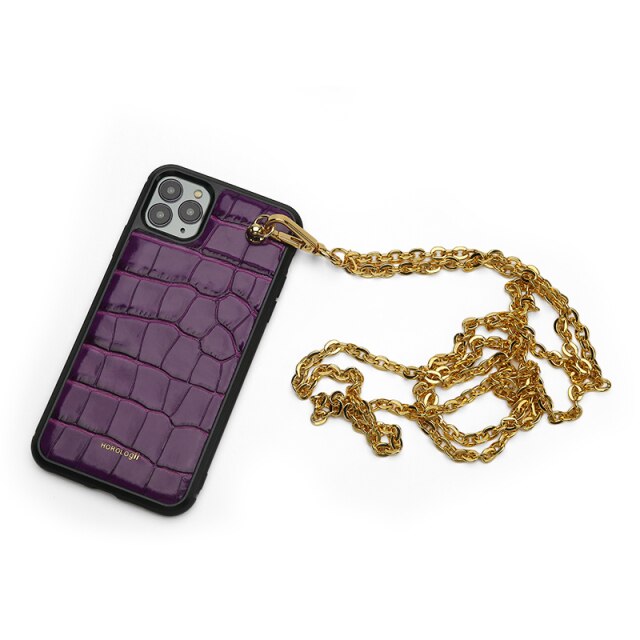 Coque iPhone Croque avec Chaîne - Personnalisable