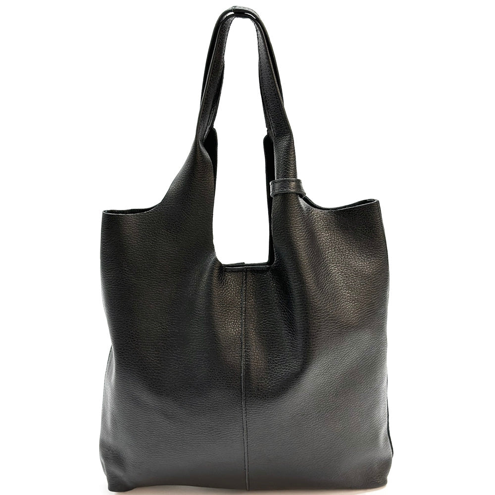 Claudia Soft Italian Cow Leather Tote Bag