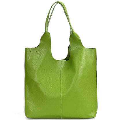 Claudia Soft Italian Cow Leather Tote Bag