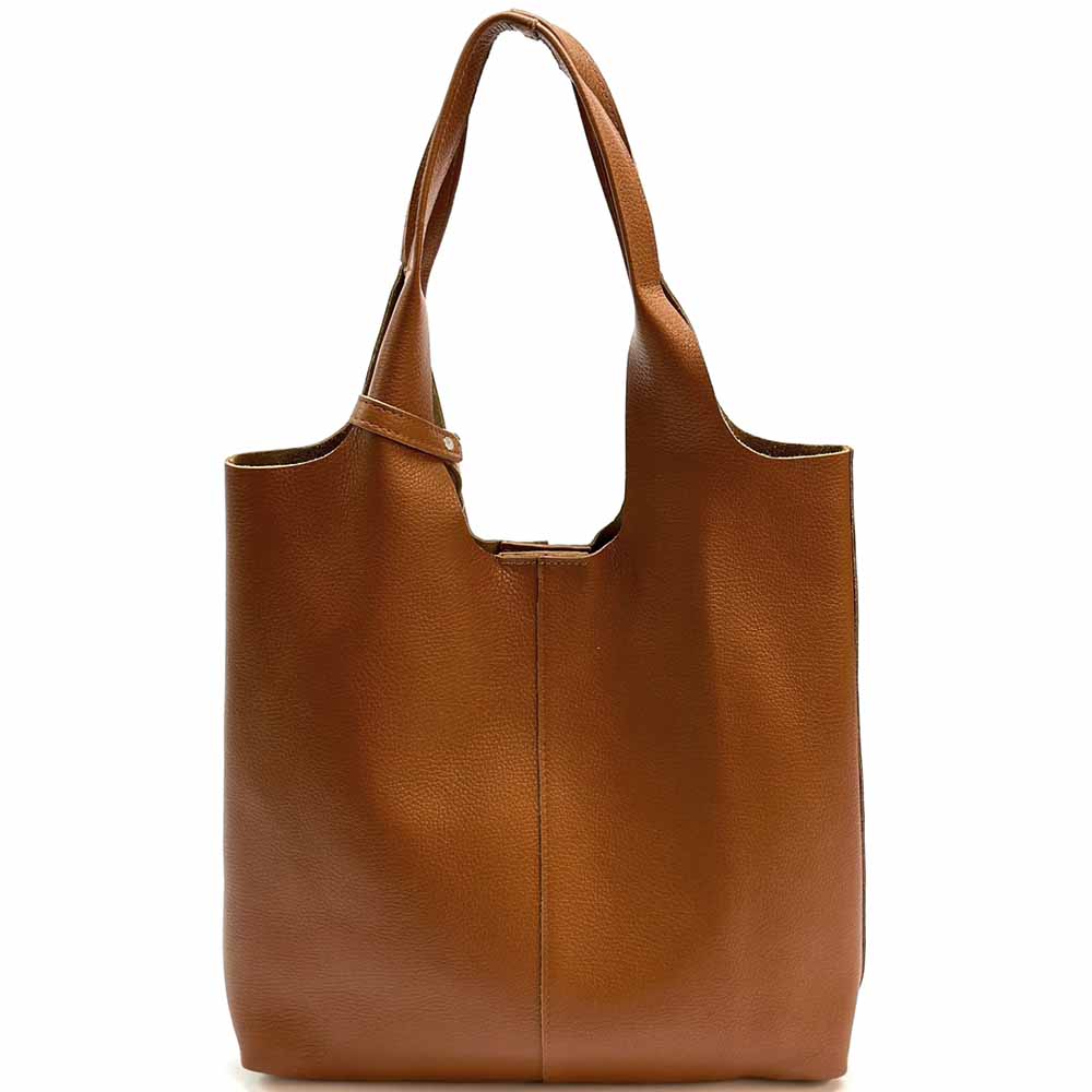Claudia Soft Italian Cow Leather Tote Bag