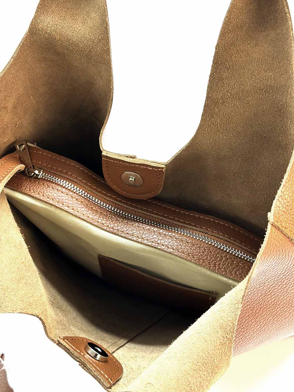 Claudia Soft Italian Cow Leather Tote Bag