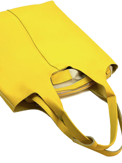 Claudia Soft Italian Cow Leather Tote Bag