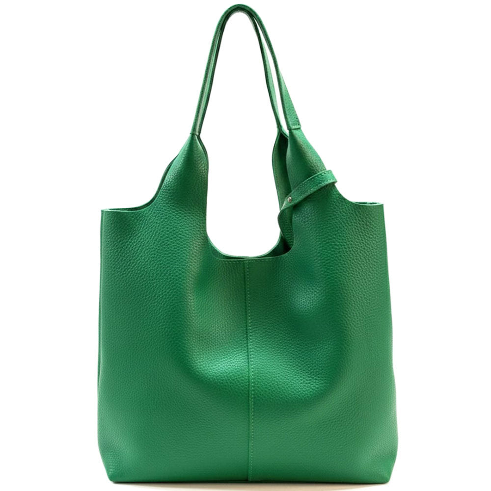 Claudia Soft Italian Cow Leather Tote Bag