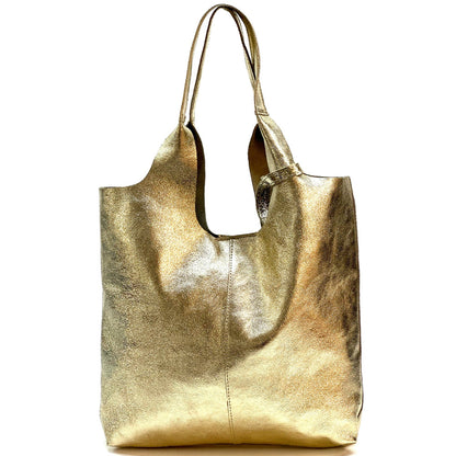 Claudia Soft Italian Cow Leather Tote Bag