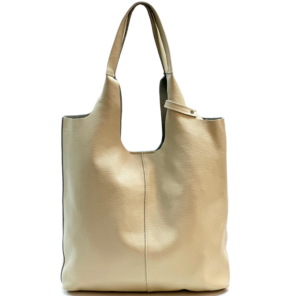 Claudia Soft Italian Cow Leather Tote Bag