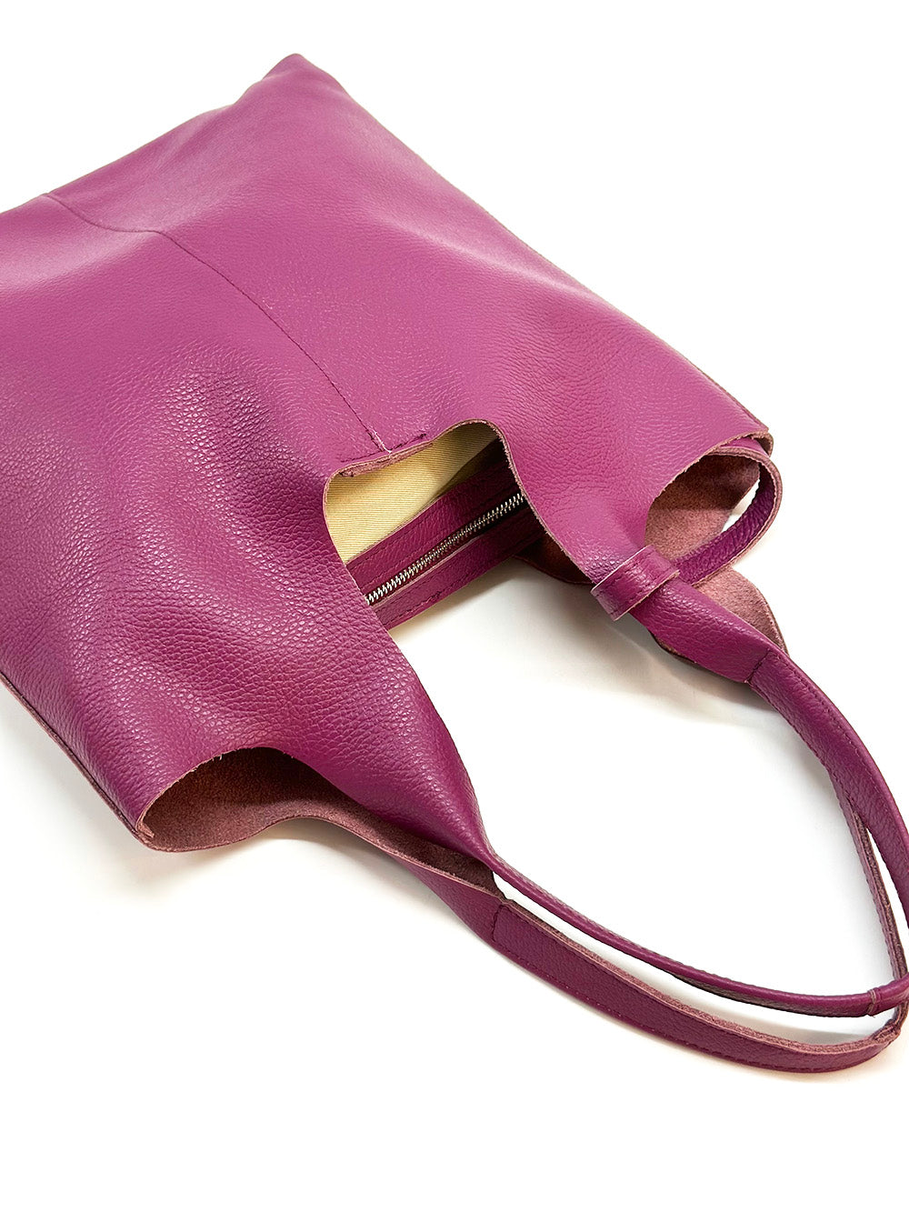 Claudia Soft Italian Cow Leather Tote Bag
