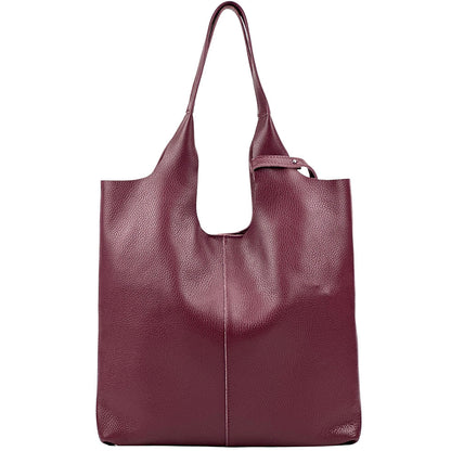 Claudia Soft Italian Cow Leather Tote Bag