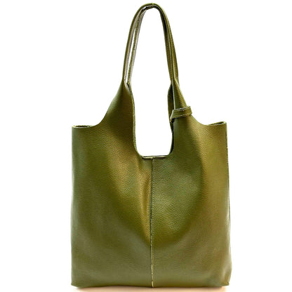 Claudia Soft Italian Cow Leather Tote Bag