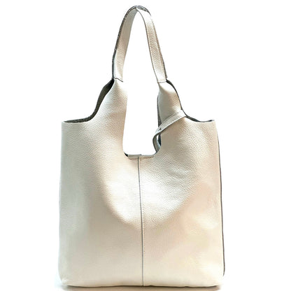 Claudia Soft Italian Cow Leather Tote Bag