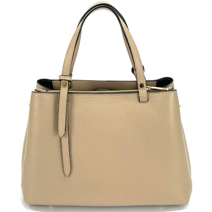 Nicoletta Italian Cow Leather Handbag