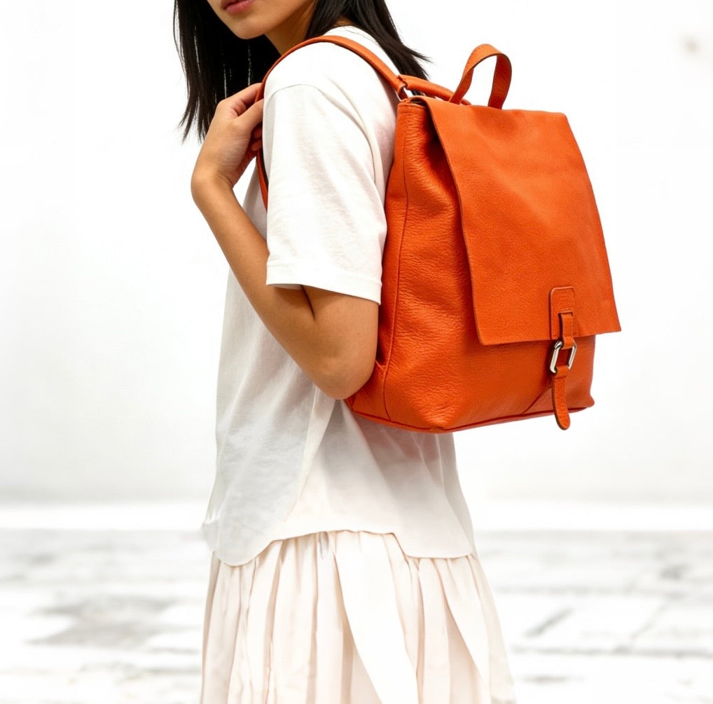 Bethany Italian Leather Backpack
