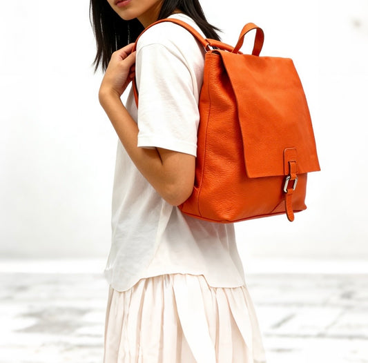Bethany Italian Leather Backpack