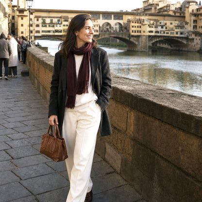 Diletta Compact Leather Satchel Bag