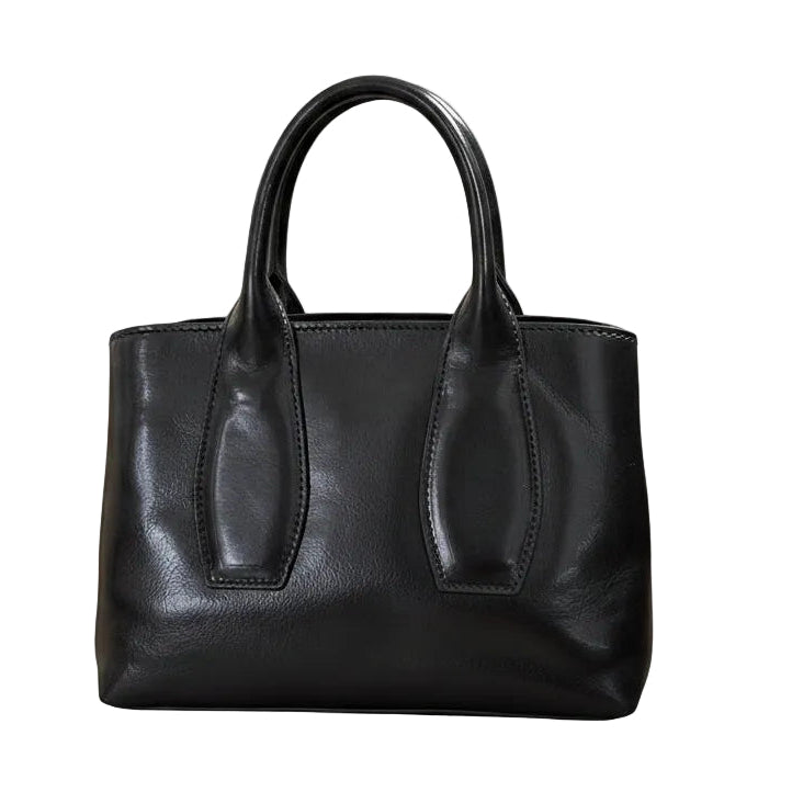 Diletta Compact Leather Satchel Bag