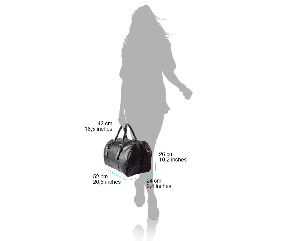 Fortunato Leather travel bag