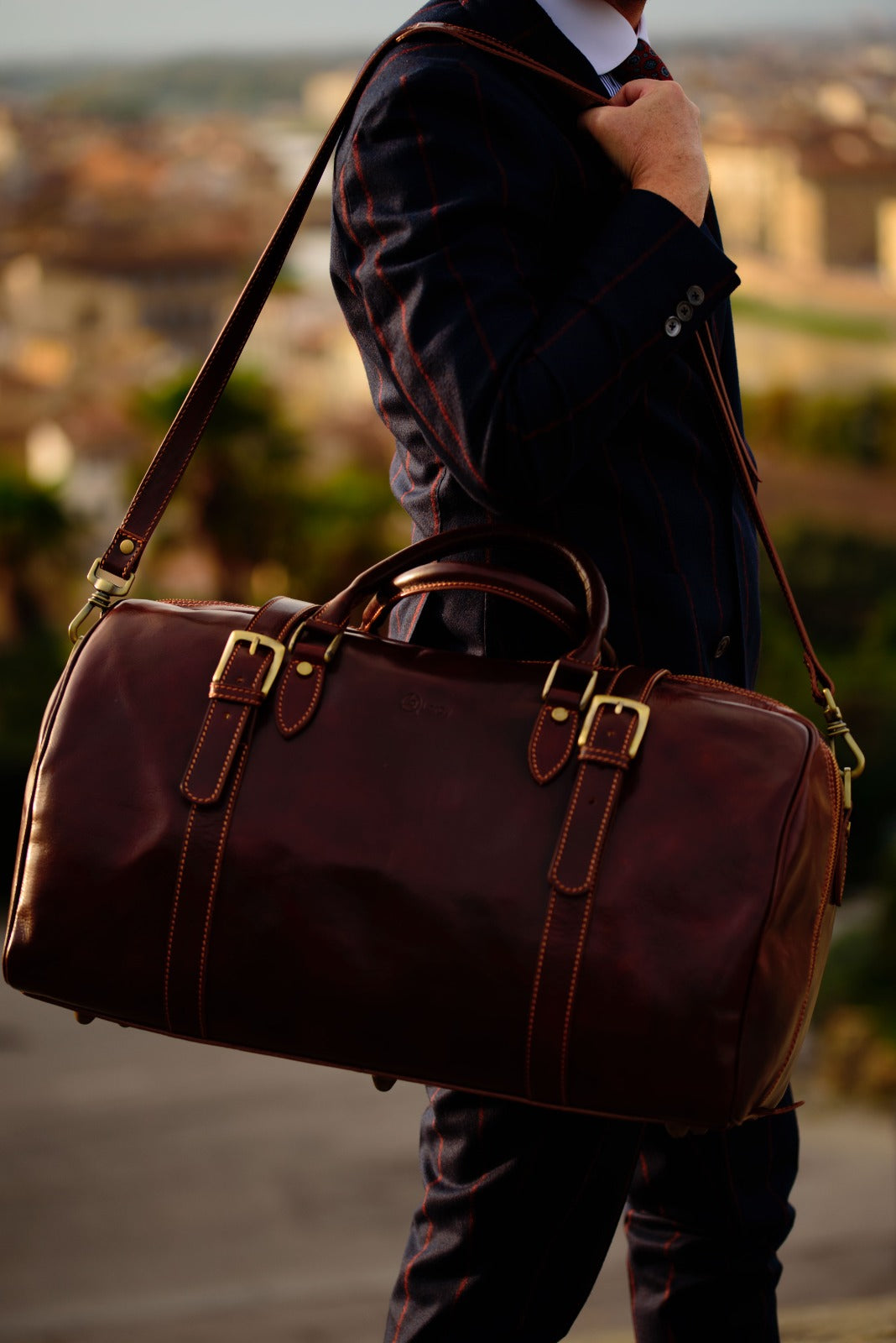 Fortunato Leather travel bag