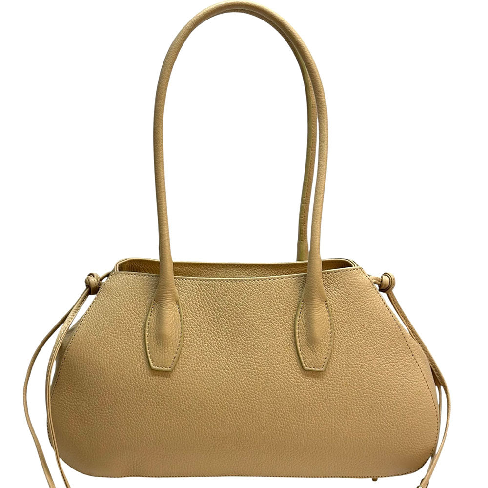 Heather Italian Cow Leather Shoulder Bag