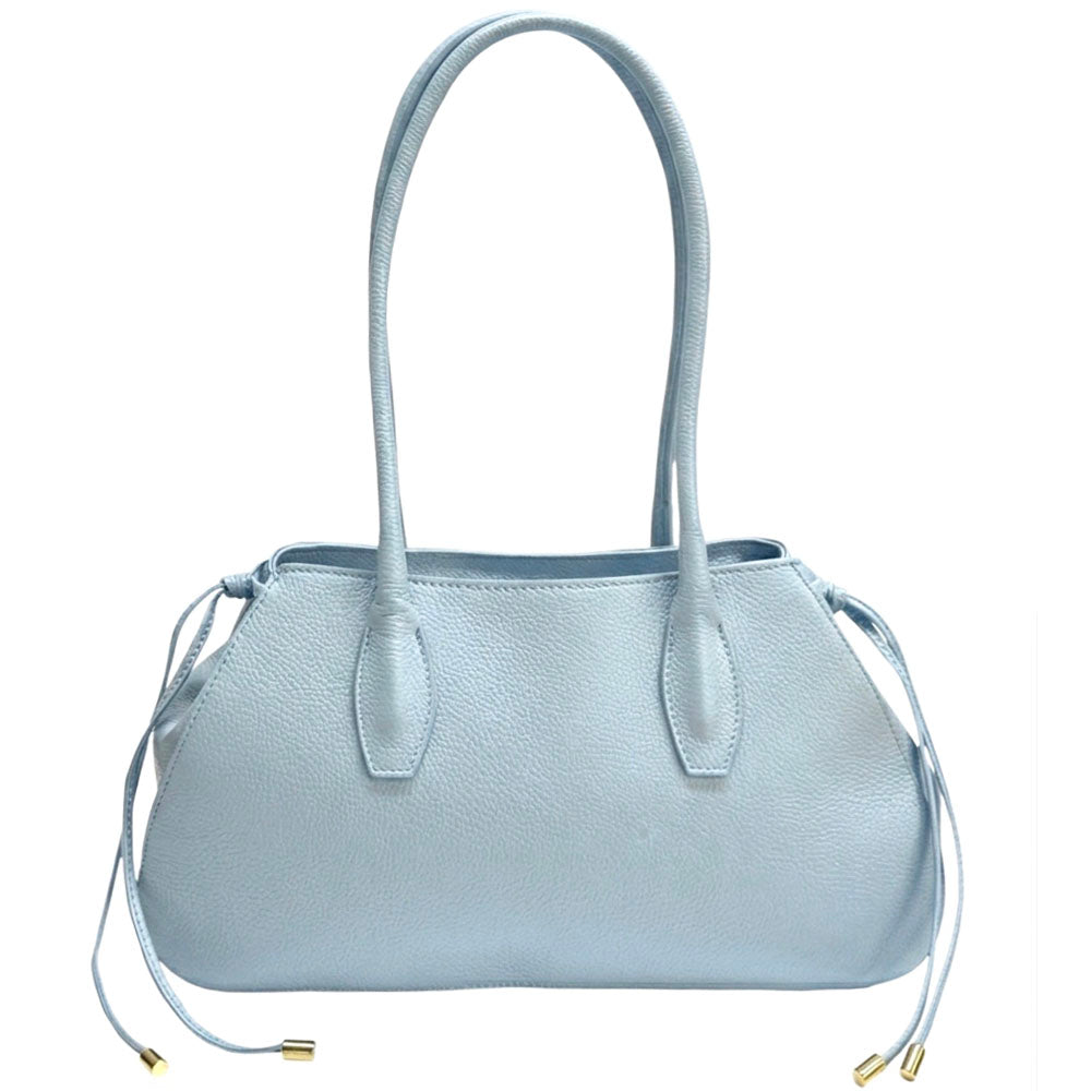 Heather Italian Cow Leather Shoulder Bag