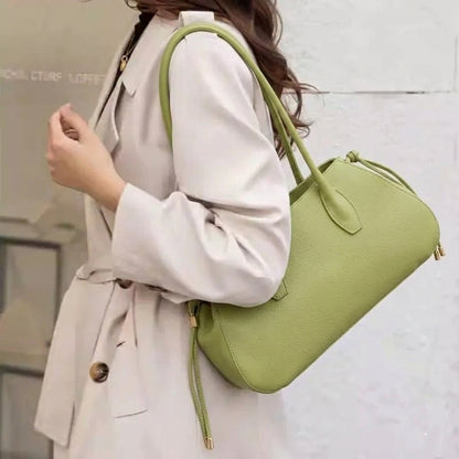 Heather Italian Cow Leather Shoulder Bag