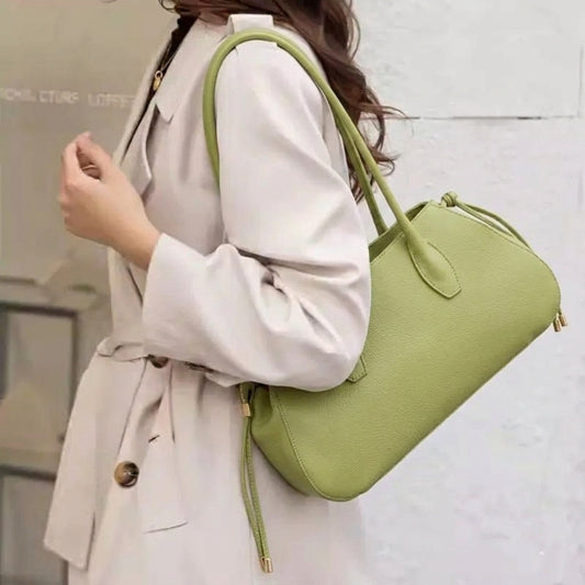 Heather Italian Cow Leather Shoulder Bag