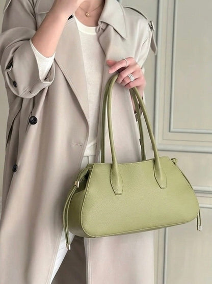 Heather Italian Cow Leather Shoulder Bag