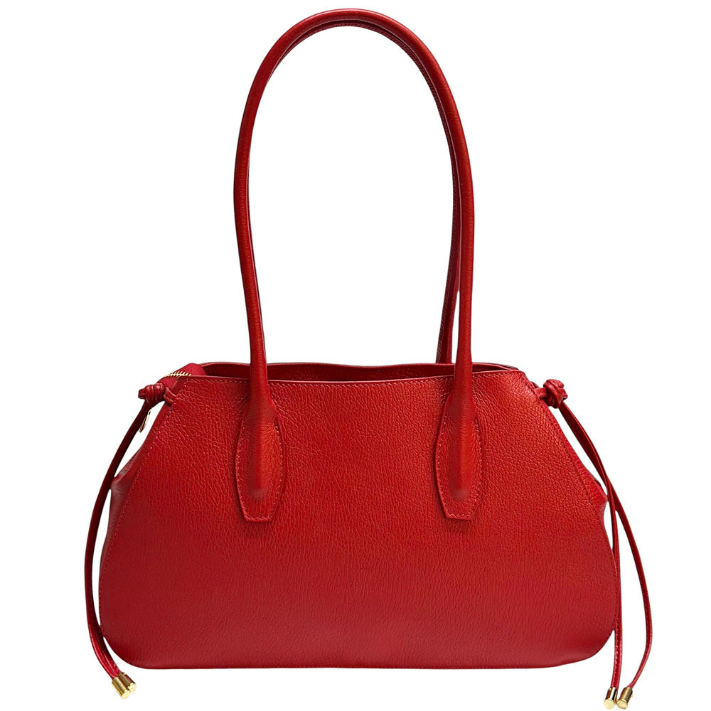 Heather Italian Cow Leather Shoulder Bag