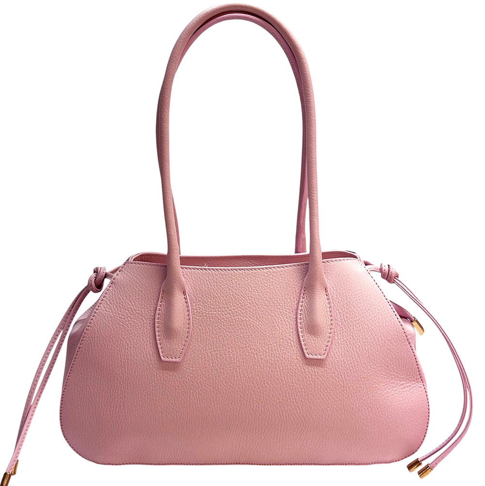 Heather Italian Cow Leather Shoulder Bag