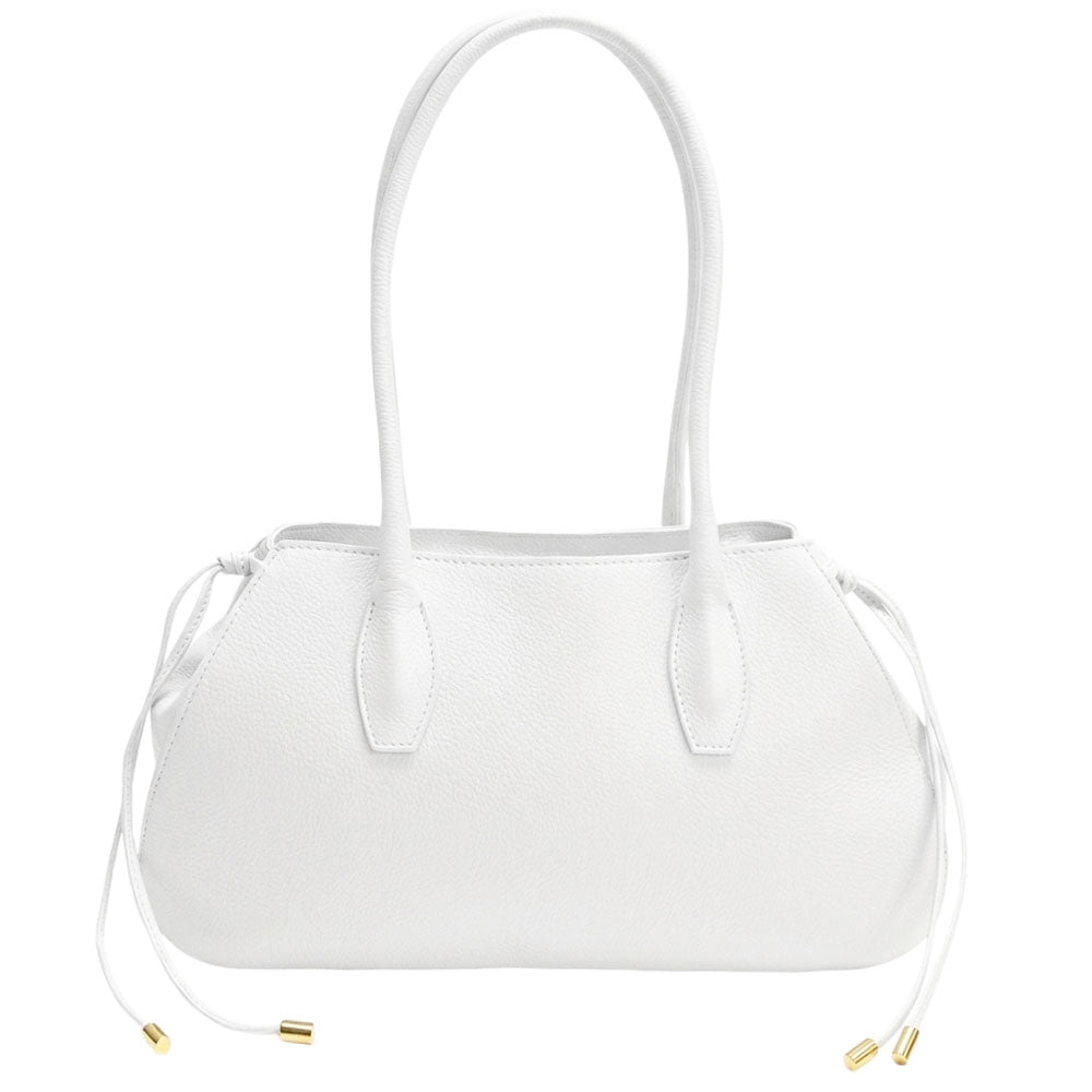 Heather Italian Cow Leather Shoulder Bag