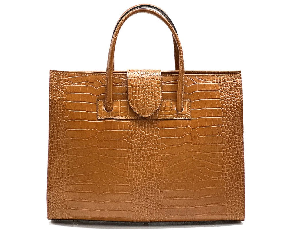 Crocetta Leather Briefcase