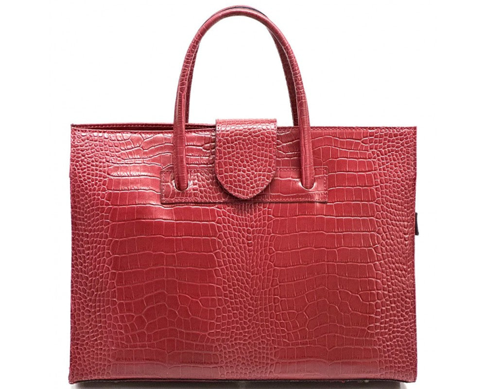 Crocetta Leather Briefcase