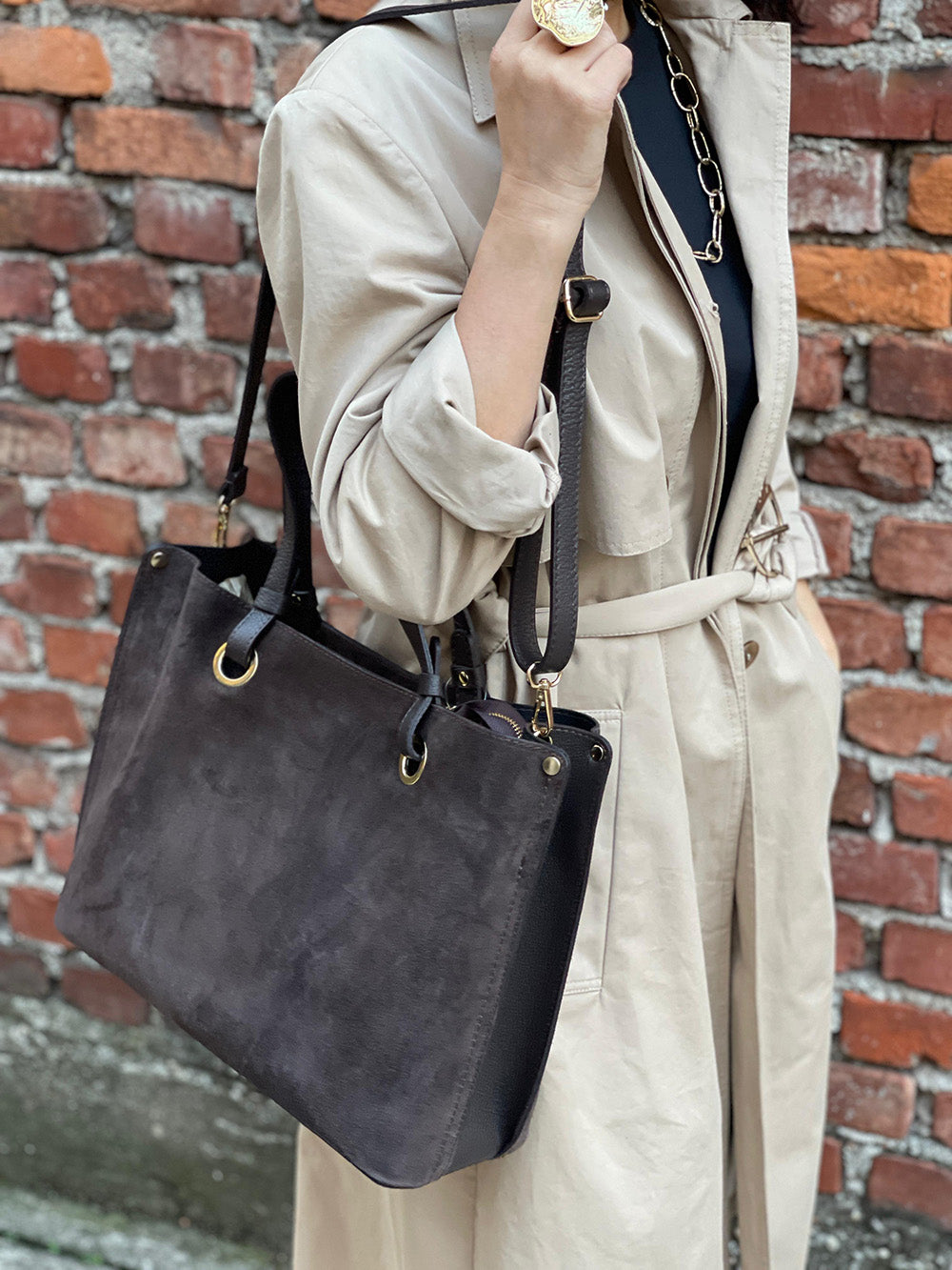 Aurelia Leather Tote Bag