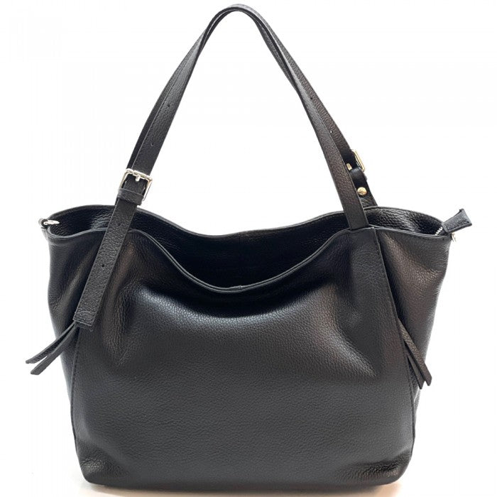 Verdiana Leather Tote Bag