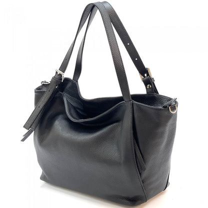 Verdiana Leather Tote Bag