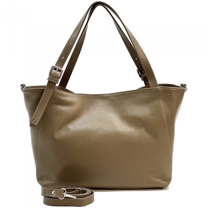 Verdiana Leather Tote Bag