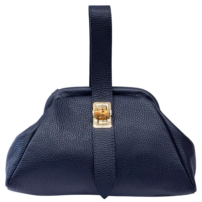 Lavinia Italian Leather Frame Shoulder Bag