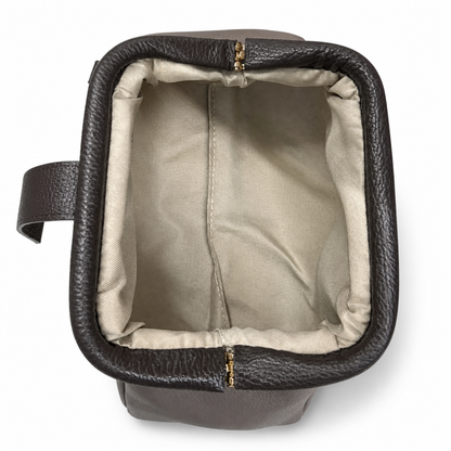Lavinia Italian Leather Frame Shoulder Bag