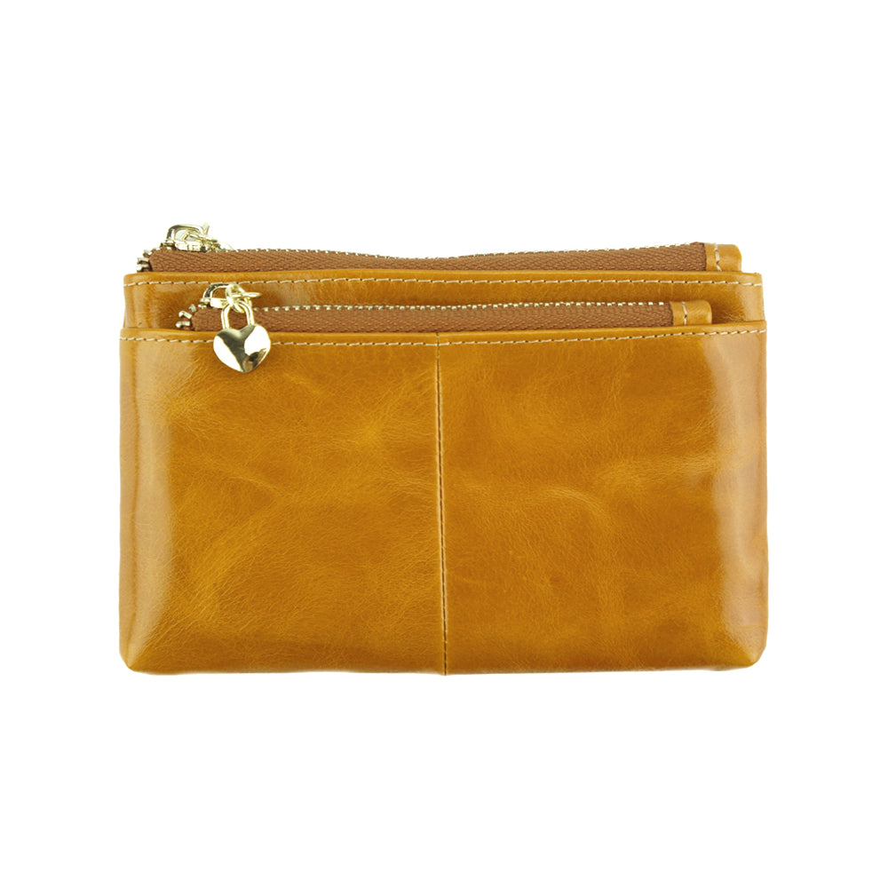 Sarah Leather Coin & Card Holder