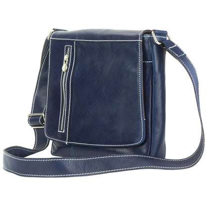 Messenger Amico en cuir de vachette