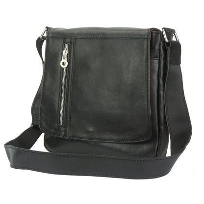 Messenger Amico en cuir de vachette