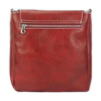 Messenger Amico en cuir de vachette