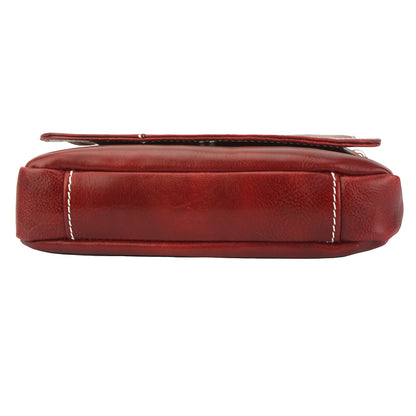 Messenger Amico en cuir de vachette