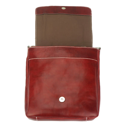 Messenger Amico en cuir de vachette