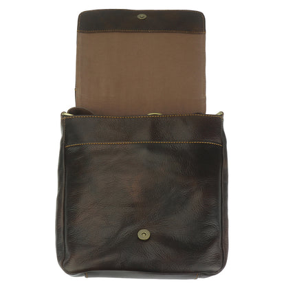 Messenger Amico en cuir de vachette