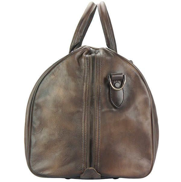 Serafino travel bag made of vintage calfskin