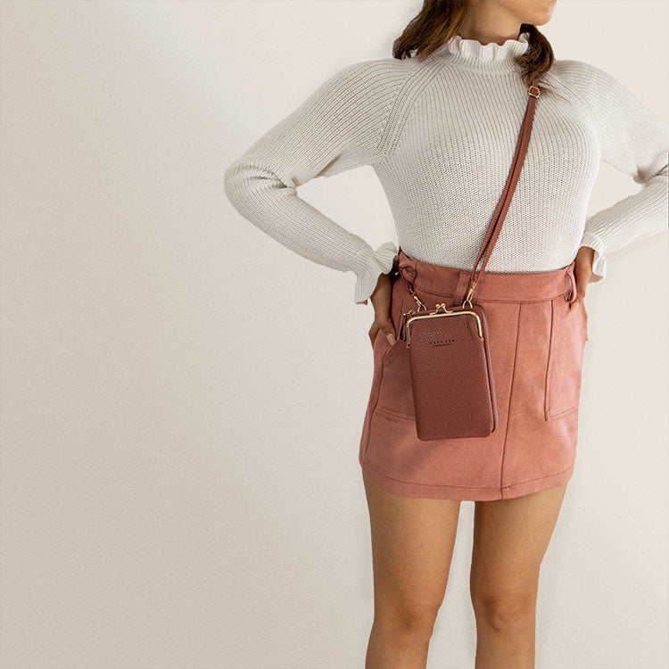 Sac bandoulière Cosmo rose foncé