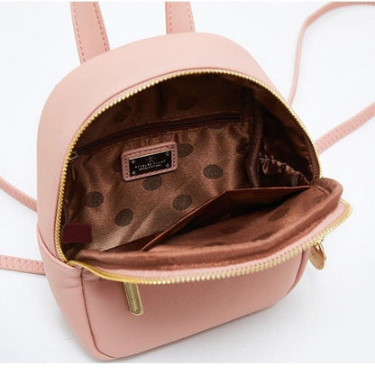 Mini Backpack Paris in Light Grey